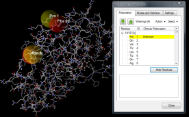 New Ligand Energy Inspector Visualization Style (atoms scaled by interaction energy)